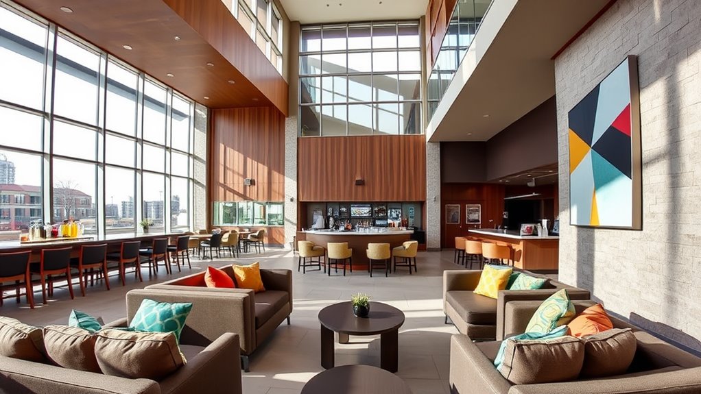 comfortable modern hotel amenities